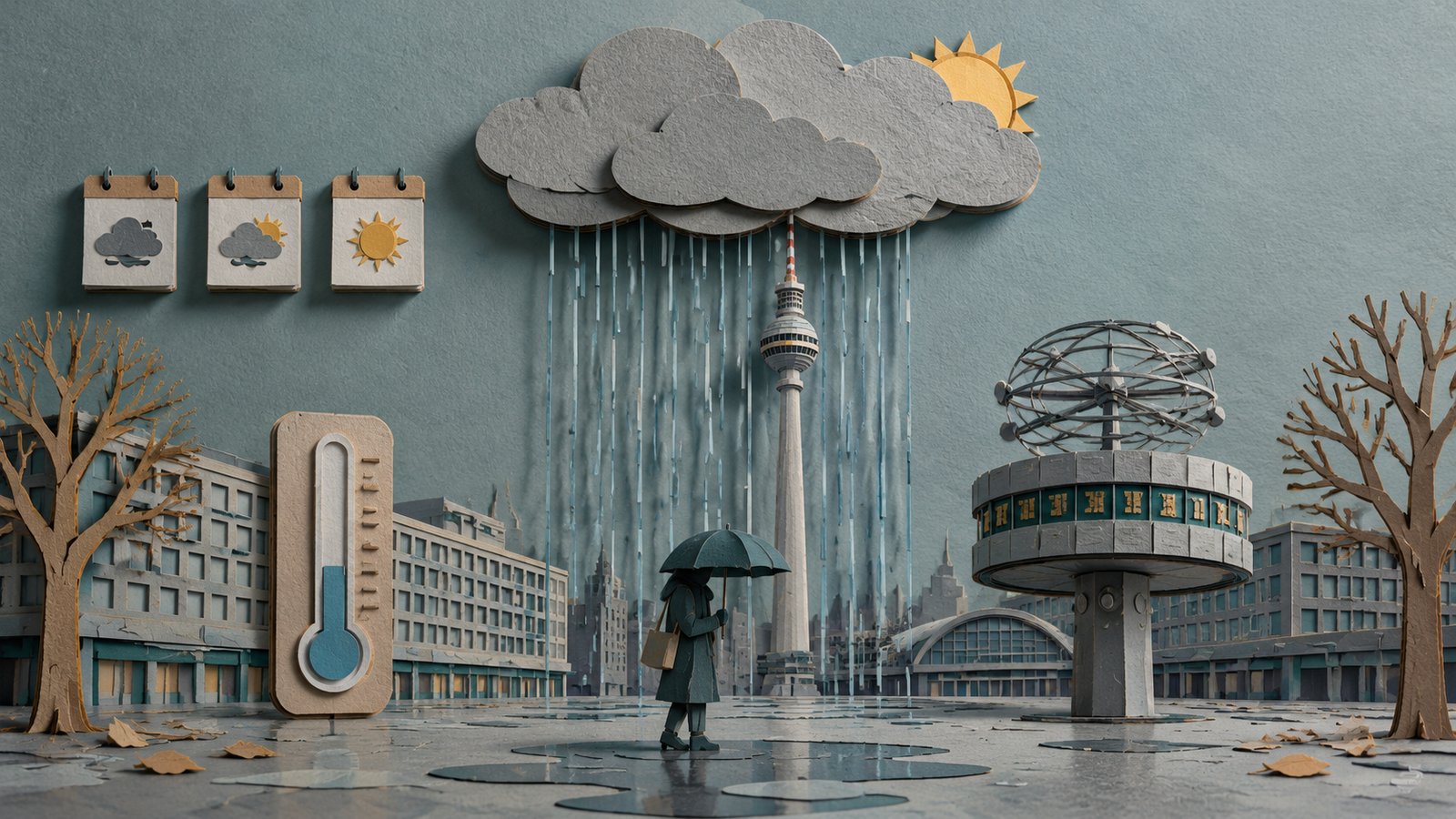 Paper-craft illustration