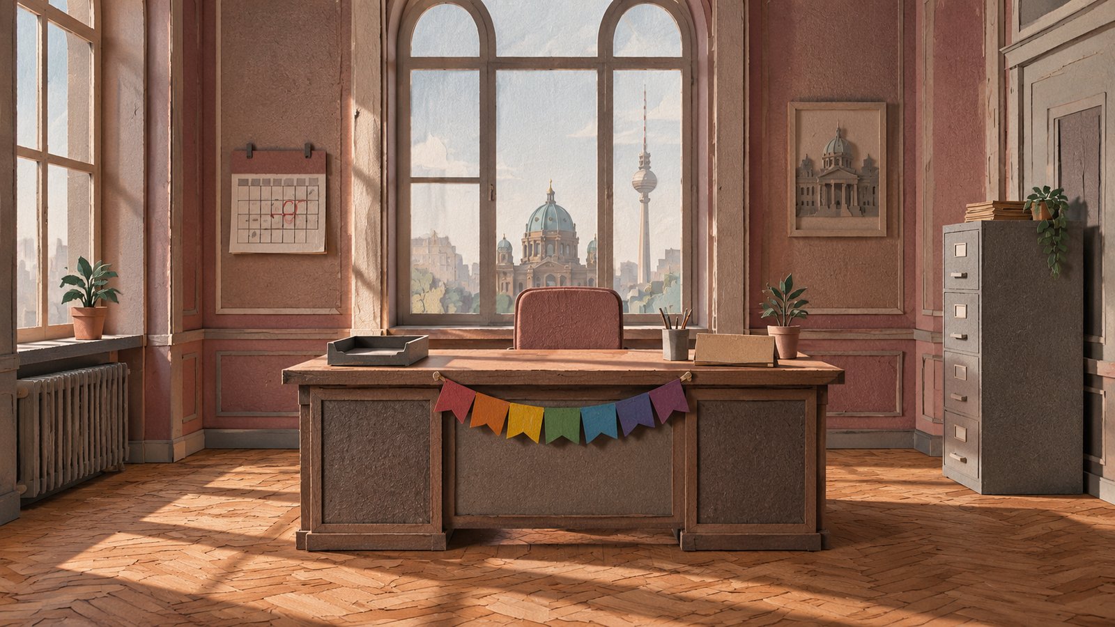 Papierkunst-Illustration