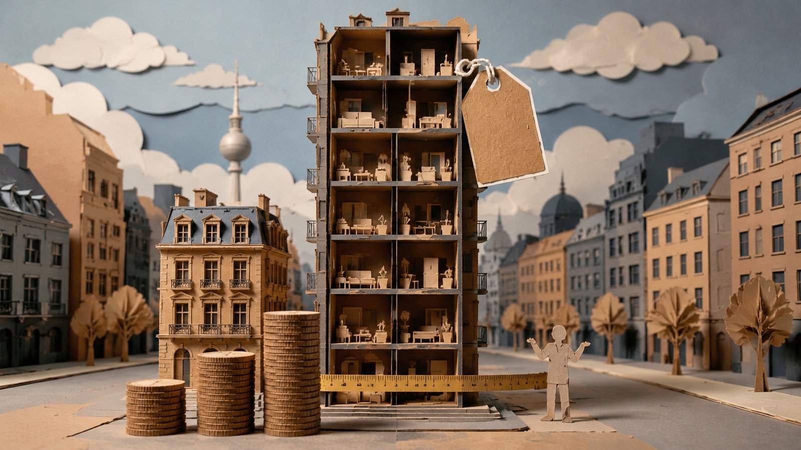 Papierkunst-Illustration
