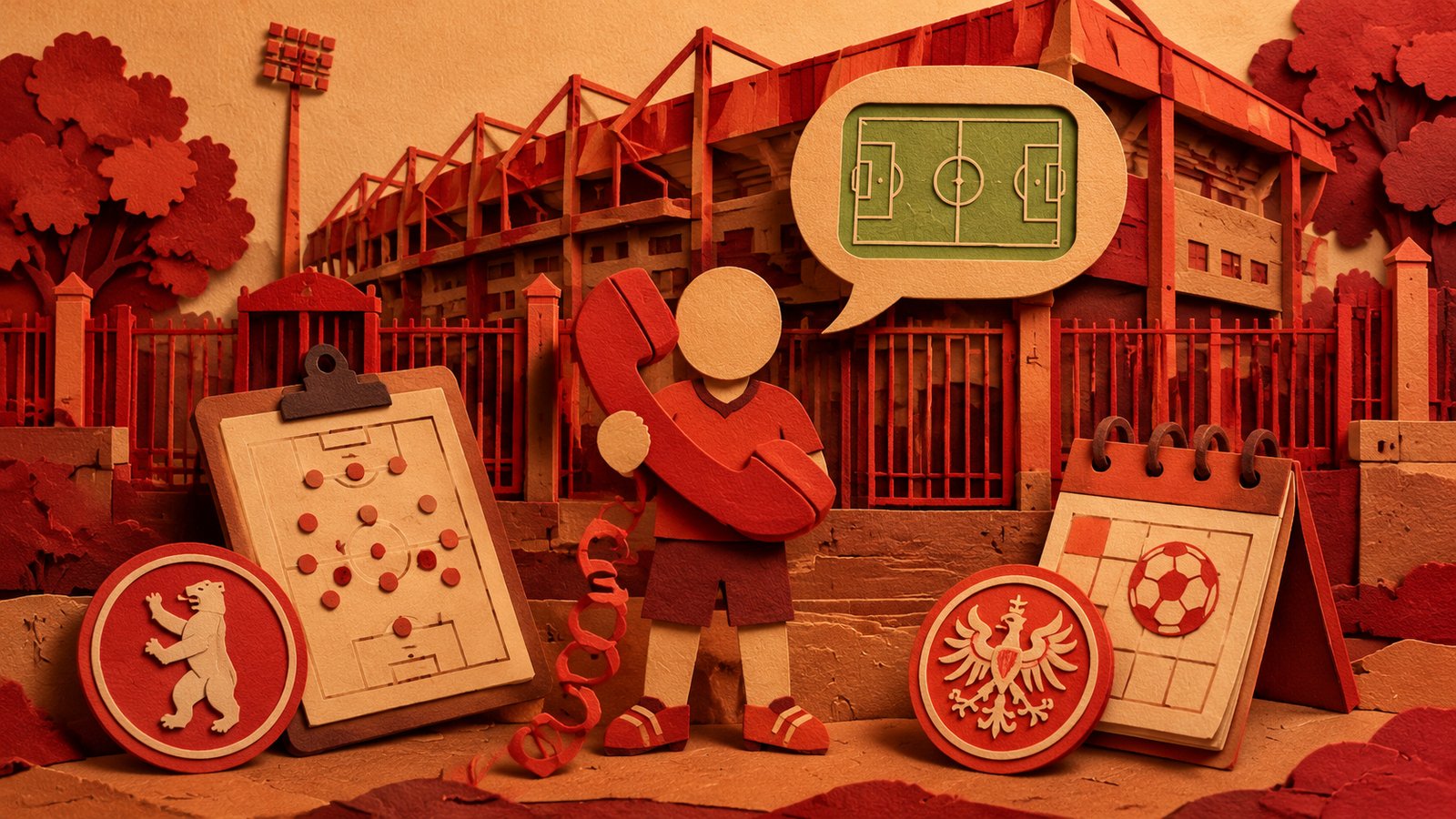 Paper-craft illustration