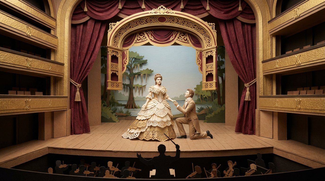 Paper-craft illustration
