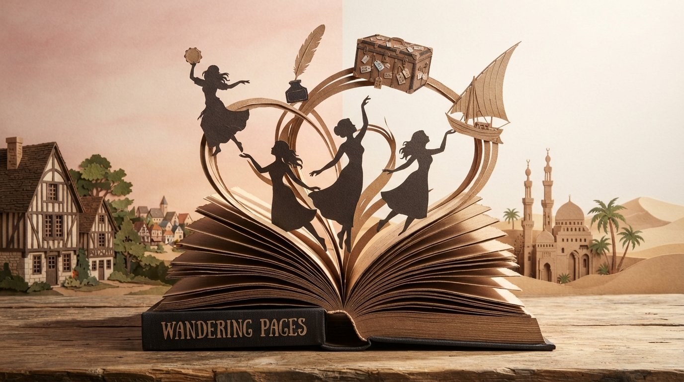 Paper-craft illustration