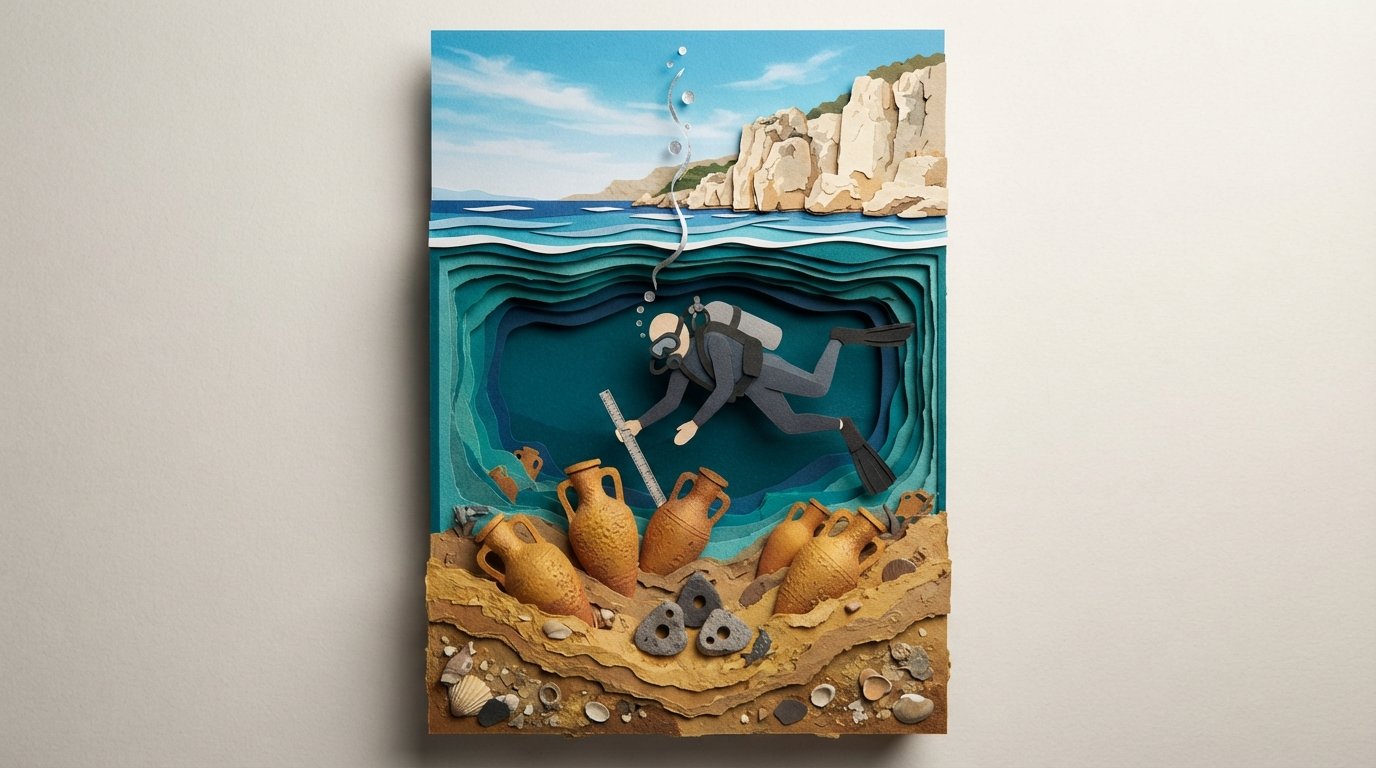 Paper-craft illustration