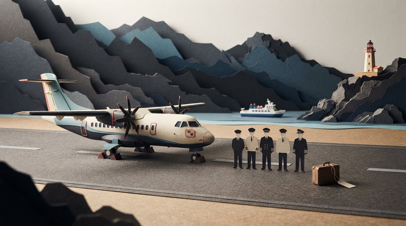 Paper-craft illustration