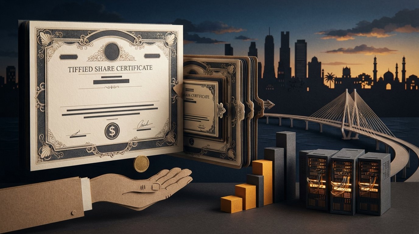 Paper-craft illustration