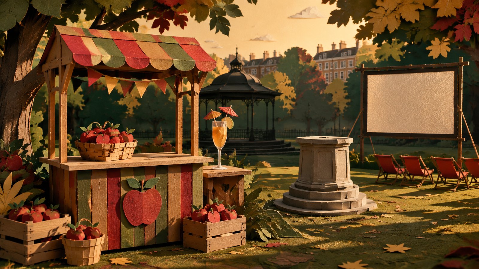 Paper-craft illustration