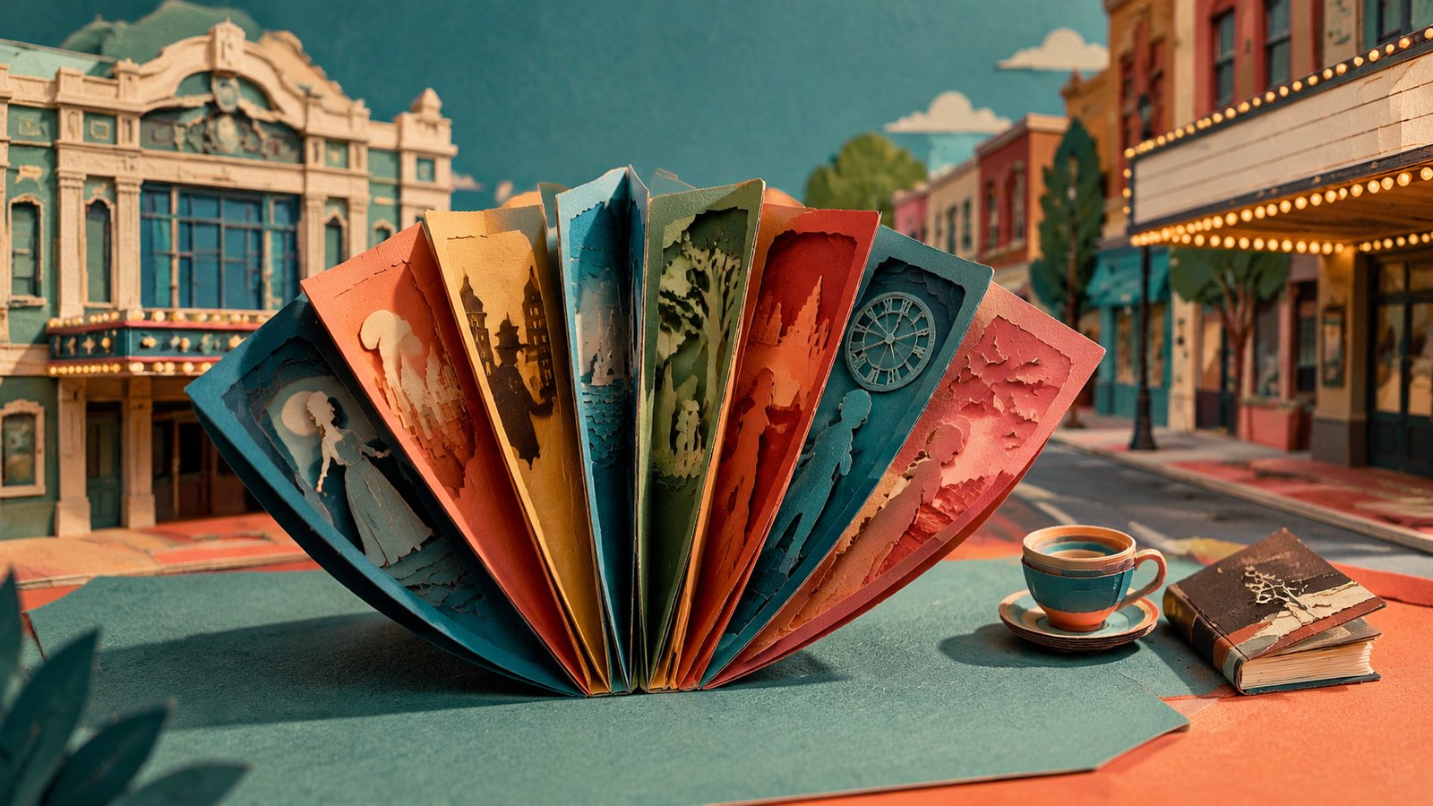 Papierkunst-Illustration