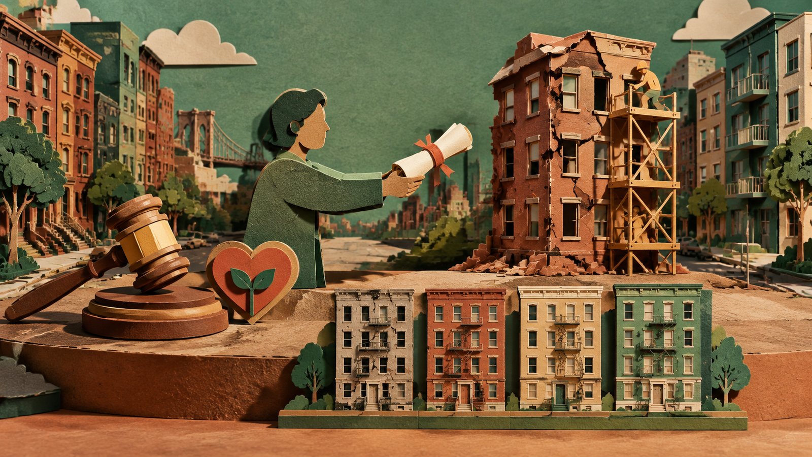 Paper-craft illustration