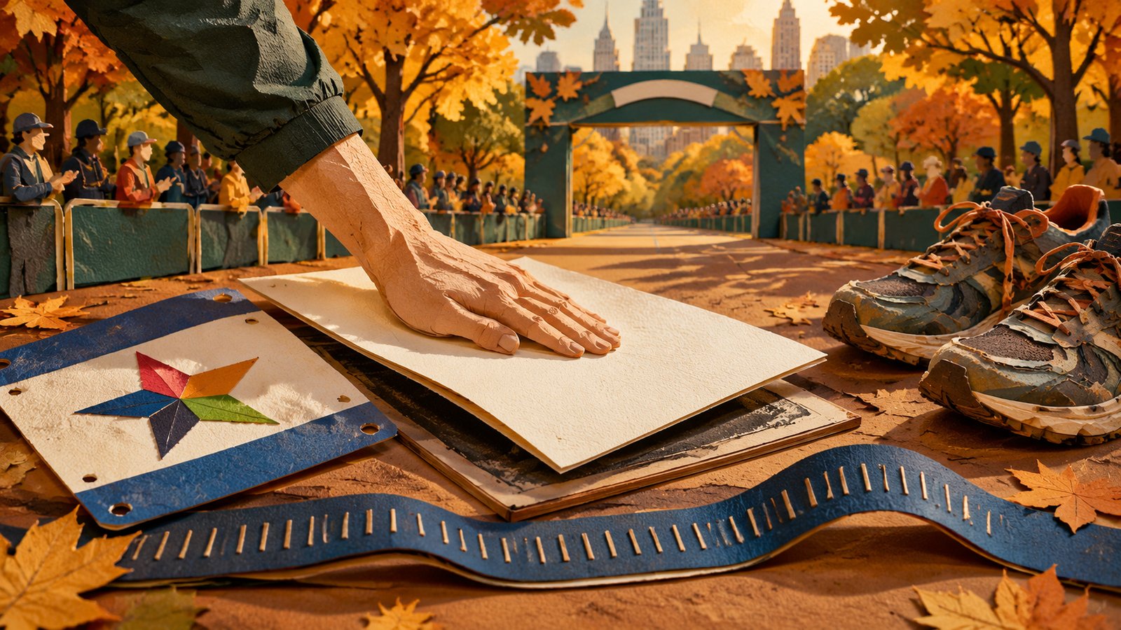 Paper-craft illustration