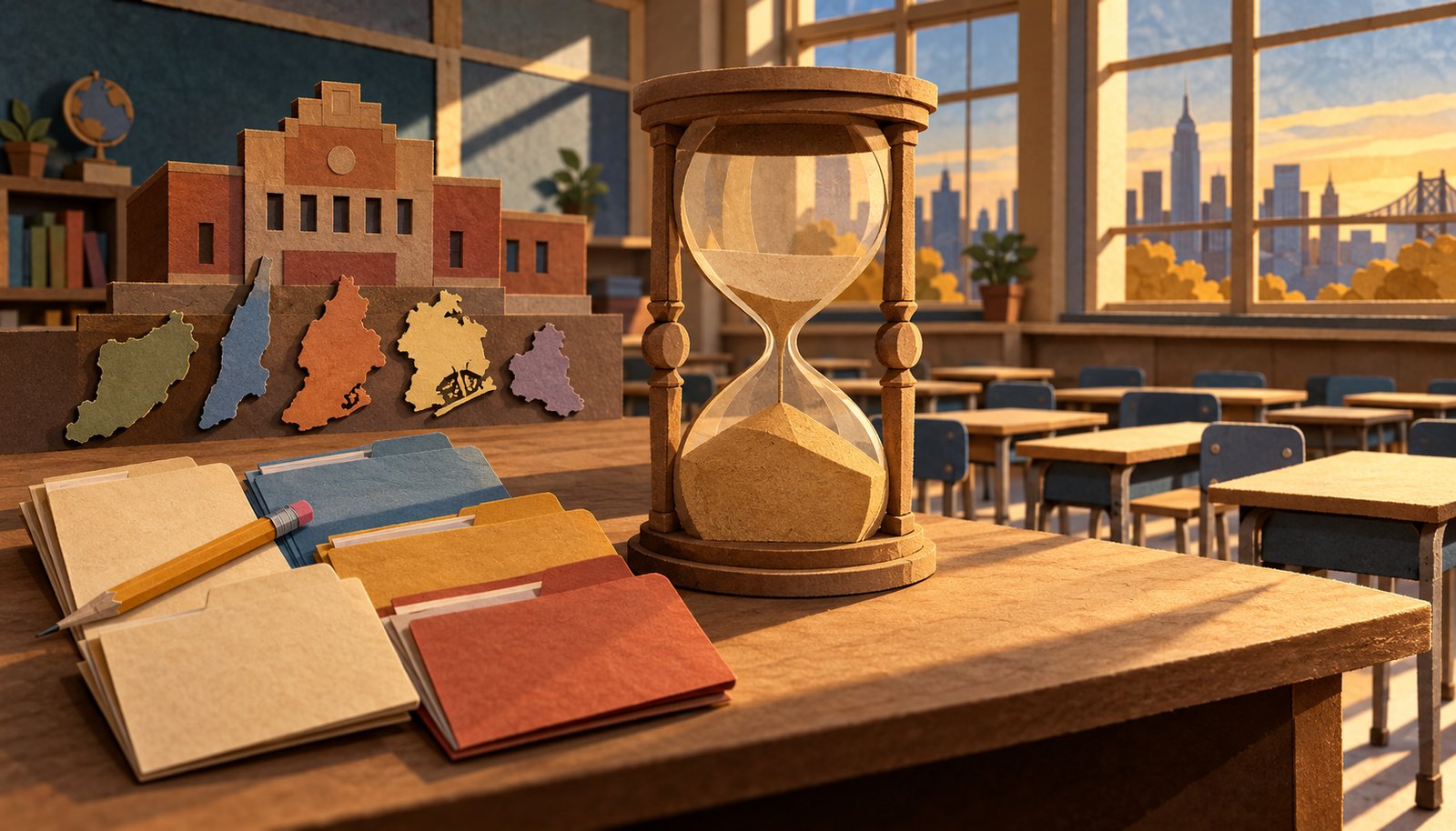 Paper-craft illustration