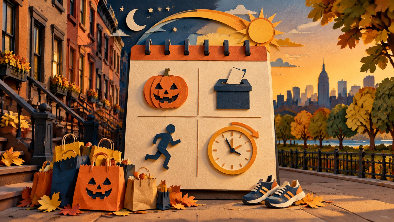 Paper-craft illustration