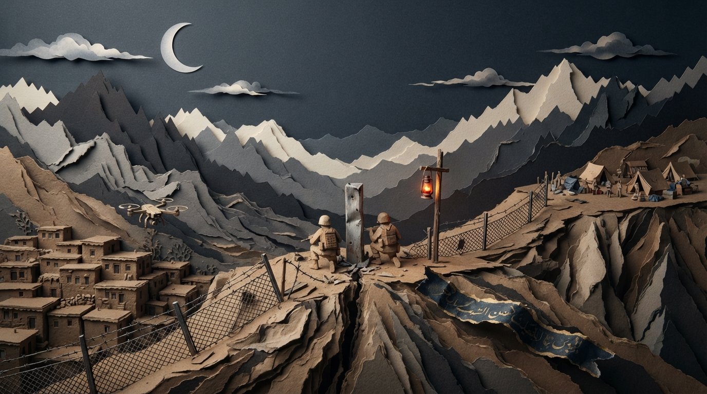 Paper-craft illustration